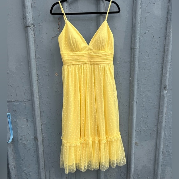 Jake’s Cocktail Yellow dress, size 38 (approx 6) - Picture 2 of 10